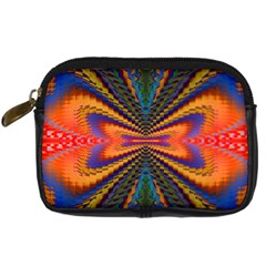 Casanova Abstract Art-colors Cool Druffix Flower Freaky Trippy Digital Camera Leather Case