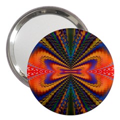 Casanova Abstract Art-colors Cool Druffix Flower Freaky Trippy 3  Handbag Mirrors by Ket1n9