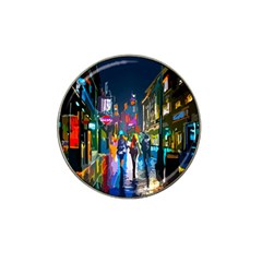 Abstract-vibrant-colour-cityscape Hat Clip Ball Marker (10 Pack)