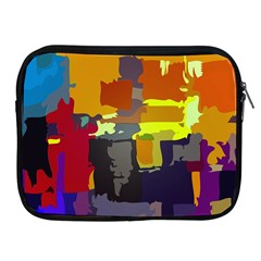 Abstract-vibrant-colour Apple Ipad 2/3/4 Zipper Cases by Ket1n9