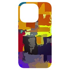 Abstract-vibrant-colour Iphone 14 Pro Black Uv Print Case by Ket1n9