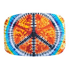 Tie Dye Peace Sign Mini Square Pill Box by Ket1n9