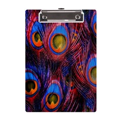 Pretty Peacock Feather A5 Acrylic Clipboard by Ket1n9