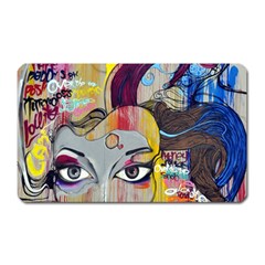 Graffiti-mural-street-art-painting Magnet (rectangular) by Ket1n9