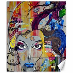 Graffiti-mural-street-art-painting Canvas 20  X 24  by Ket1n9