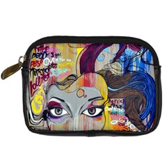 Graffiti-mural-street-art-painting Digital Camera Leather Case