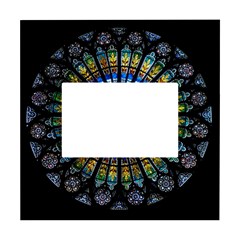 Stained Glass Rose Window In France s Strasbourg Cathedral White Box Photo Frame 4  X 6  by Ket1n9