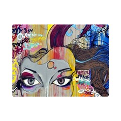 Graffiti-mural-street-art-painting Premium Plush Fleece Blanket (mini) by Ket1n9