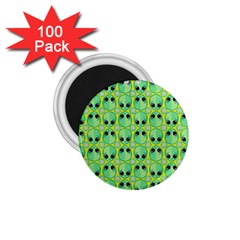 Alien Pattern- 1 75  Magnets (100 Pack)  by Ket1n9