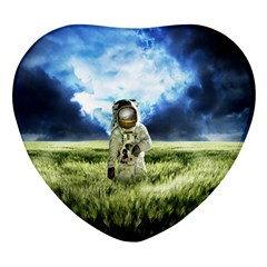 Astronaut Heart Glass Fridge Magnet (4 pack)