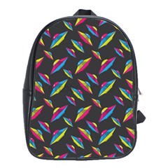 Alien Patterns Vector Graphic School Bag (large) by Ket1n9