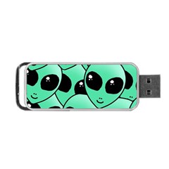 Art Alien Pattern Portable Usb Flash (two Sides) by Ket1n9