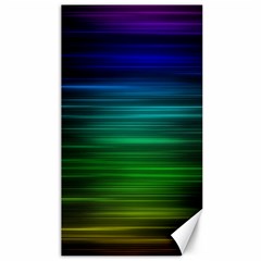 Blue And Green Lines Canvas 40  X 72  by Ket1n9