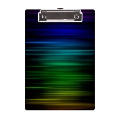 Blue And Green Lines A5 Acrylic Clipboard by Ket1n9