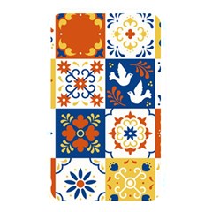 Mexican-talavera-pattern-ceramic-tiles-with-flower-leaves-bird-ornaments-traditional-majolica-style- Memory Card Reader (rectangular) by Ket1n9