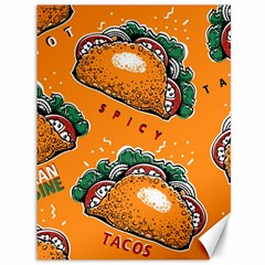 Seamless-pattern-with-taco Canvas 36  X 48  by Ket1n9