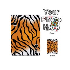 Tiger Skin Pattern Playing Cards 54 Designs (mini) by Ket1n9