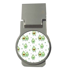 Cute-seamless-pattern-with-avocado-lovers Money Clips (round)  by Ket1n9