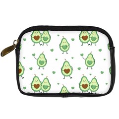 Cute-seamless-pattern-with-avocado-lovers Digital Camera Leather Case