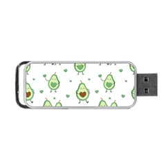 Cute-seamless-pattern-with-avocado-lovers Portable Usb Flash (two Sides) by Ket1n9