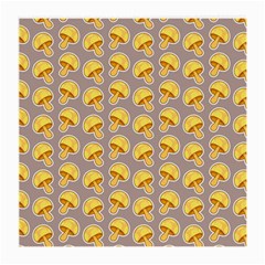 Yellow-mushroom-pattern Medium Glasses Cloth (2 Sides) by Ket1n9