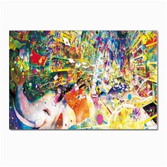 Multicolor Anime Colors Colorful Postcards 5  X 7  (pkg Of 10)