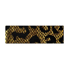 Metallic Snake Skin Pattern Sticker (Bumper)