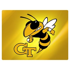 Georgia Institute Of Technology Ga Tech Two Sides Premium Plush Fleece Blanket (extra Small) by Ket1n9