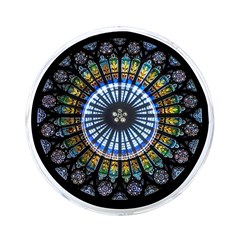 Stained Glass Rose Window In France s Strasbourg Cathedral On-the-go Memory Card Reader