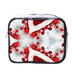 Christmas-background-tile-gifts Mini Toiletries Bag (one Side)