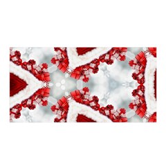 Christmas-background-tile-gifts Satin Wrap 35  X 70  by Grandong