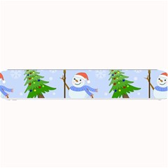 New Year Christmas Snowman Pattern, Small Bar Mat by Grandong