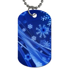 Christmas-card-greeting-card-star Dog Tag (one Side) by Grandong