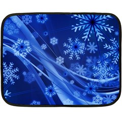 Christmas-card-greeting-card-star Fleece Blanket (mini) by Grandong