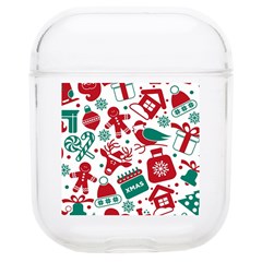 Background Vector Texture Christmas Winter Pattern Seamless Airpods 1/2 Case by Grandong