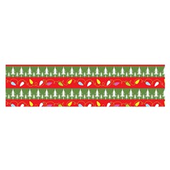 Christmas-papers-red-and-green Oblong Satin Scarf (16  X 60 ) by Grandong
