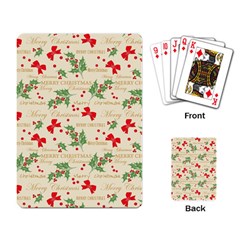 Christmas-paper-scrapbooking-- Playing Cards Single Design (rectangle) by Grandong