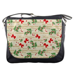 Christmas-paper-scrapbooking-- Messenger Bag by Grandong