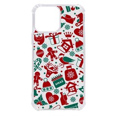 Background Vector Texture Christmas Winter Pattern Seamless Iphone 13 Pro Max Tpu Uv Print Case by Grandong