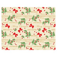Christmas-paper-scrapbooking-- Two Sides Premium Plush Fleece Blanket (medium) by Grandong