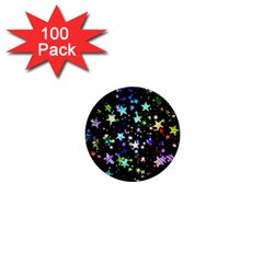 Christmas-star-gloss-lights-light 1  Mini Buttons (100 Pack)  by Grandong