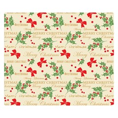 Christmas-paper-scrapbooking-- Premium Plush Fleece Blanket (small) by Grandong