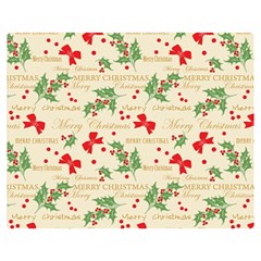 Christmas-paper-scrapbooking-- Premium Plush Fleece Blanket (medium) by Grandong