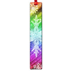 Christmas-snowflake-background Large Book Marks by Grandong