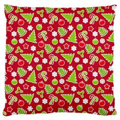 Christmas-paper-scrapbooking-pattern Large Cushion Case (two Sides)