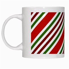 Christmas-color-stripes White Mug