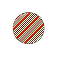 Christmas-color-stripes Hat Clip Ball Marker