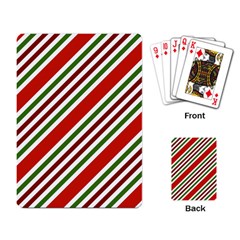 Christmas-color-stripes Playing Cards Single Design (Rectangle)