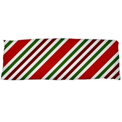 Christmas-color-stripes Body Pillow Case (Dakimakura)