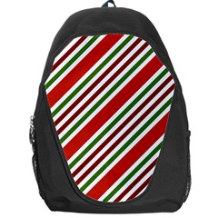 Christmas-color-stripes Backpack Bag